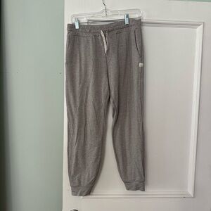 Vuori Heather Brown Gray Performance Joggers